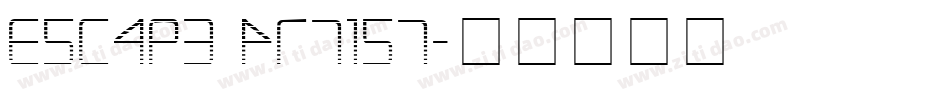Escape Artist字体转换